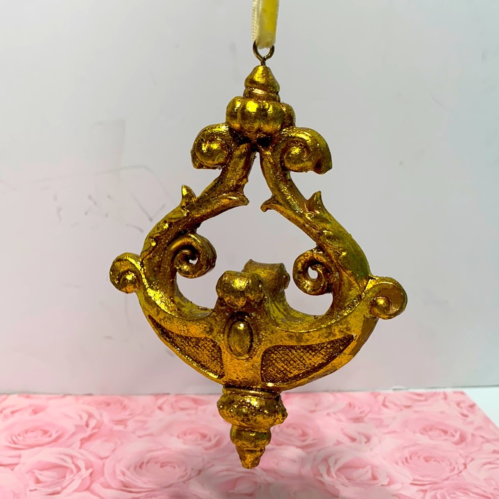 victorian gold ornament
